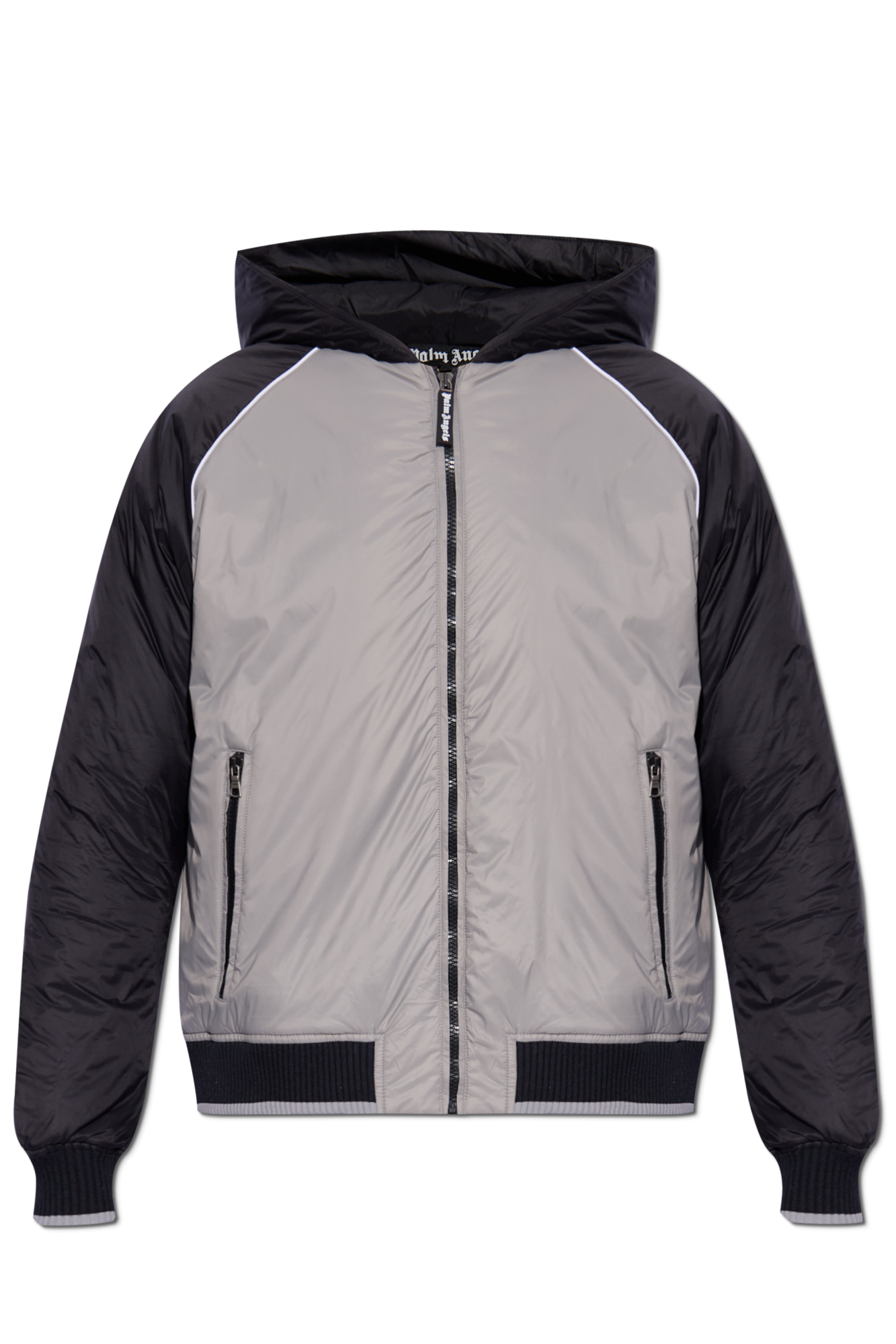 【関税＆送料込み】Palm Angels Hooded Full-Zip Down Jacket palm-angels-kids-hooded-puffer